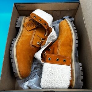 Timberland Mens Warm Lined Waterproof Premium Fold-Down Boots